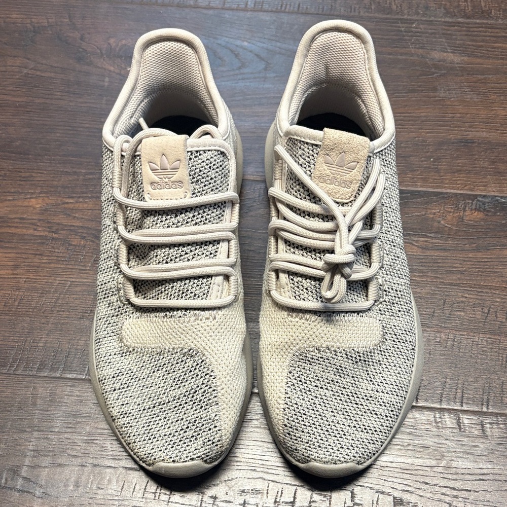 Adidas tubular youth size 5 Cream Knit Sneakers